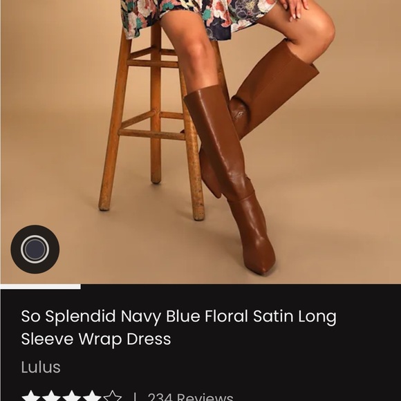 Lulu's Multicolor Floral Long Sleeve Dress - Picture 7 of 7